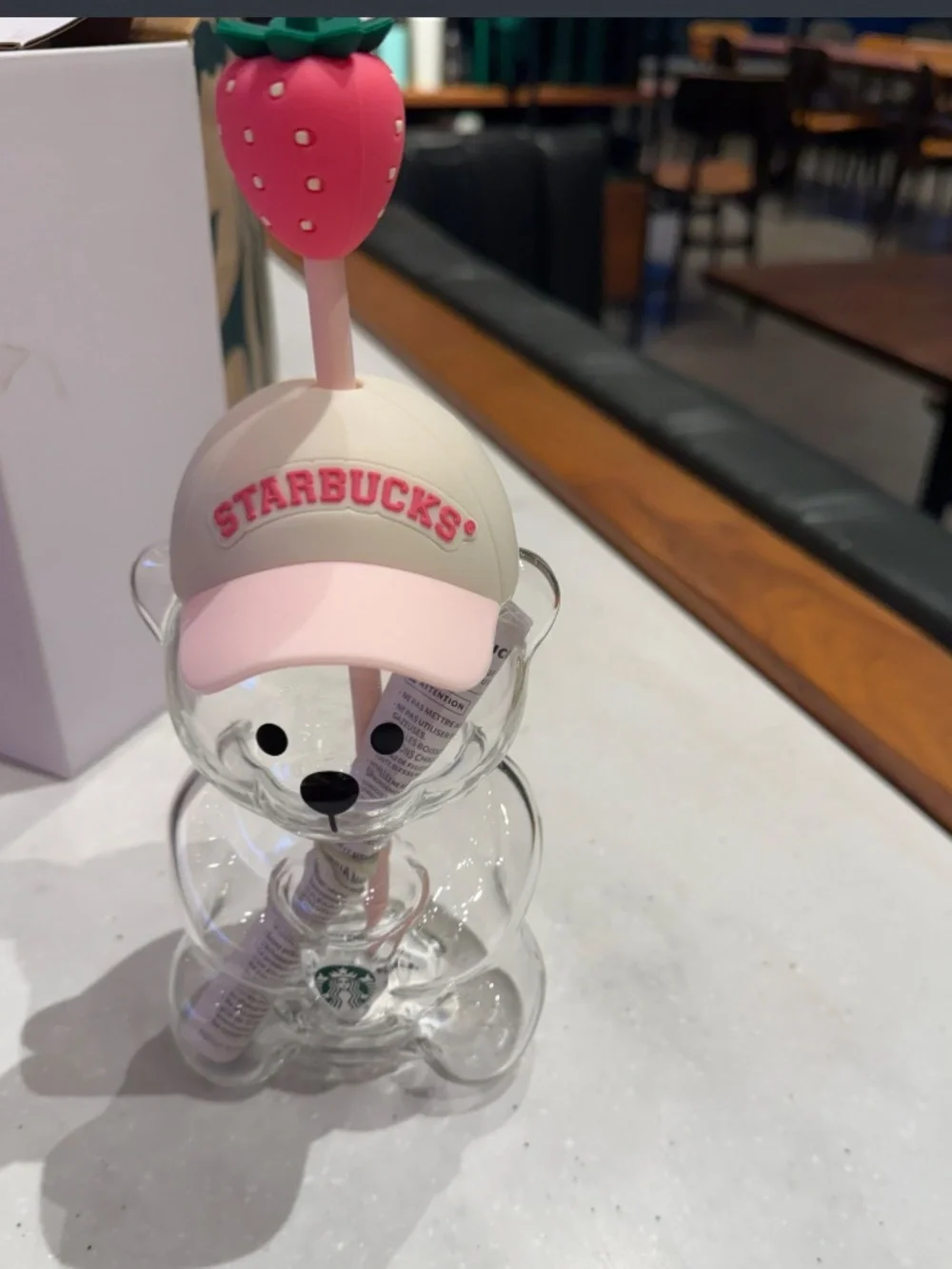 Starbucks Pink Bearista cup